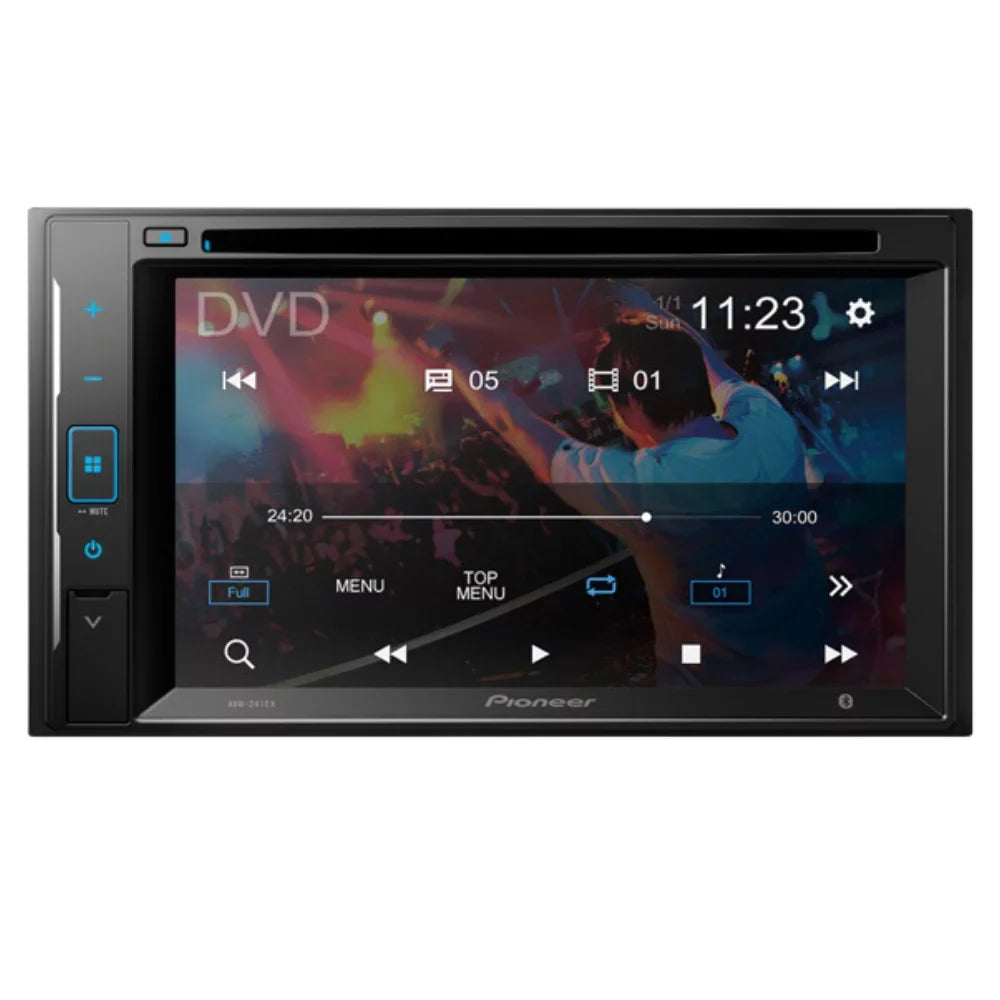 KIT2394 Bundle with Pioneer Multimedia DVD Car Stereo and Installation Kit - for 1998-2001 Oldsmobile Bravada / Bluetooth Monitor Backup Camera, Double Din Dash Mounting Kit