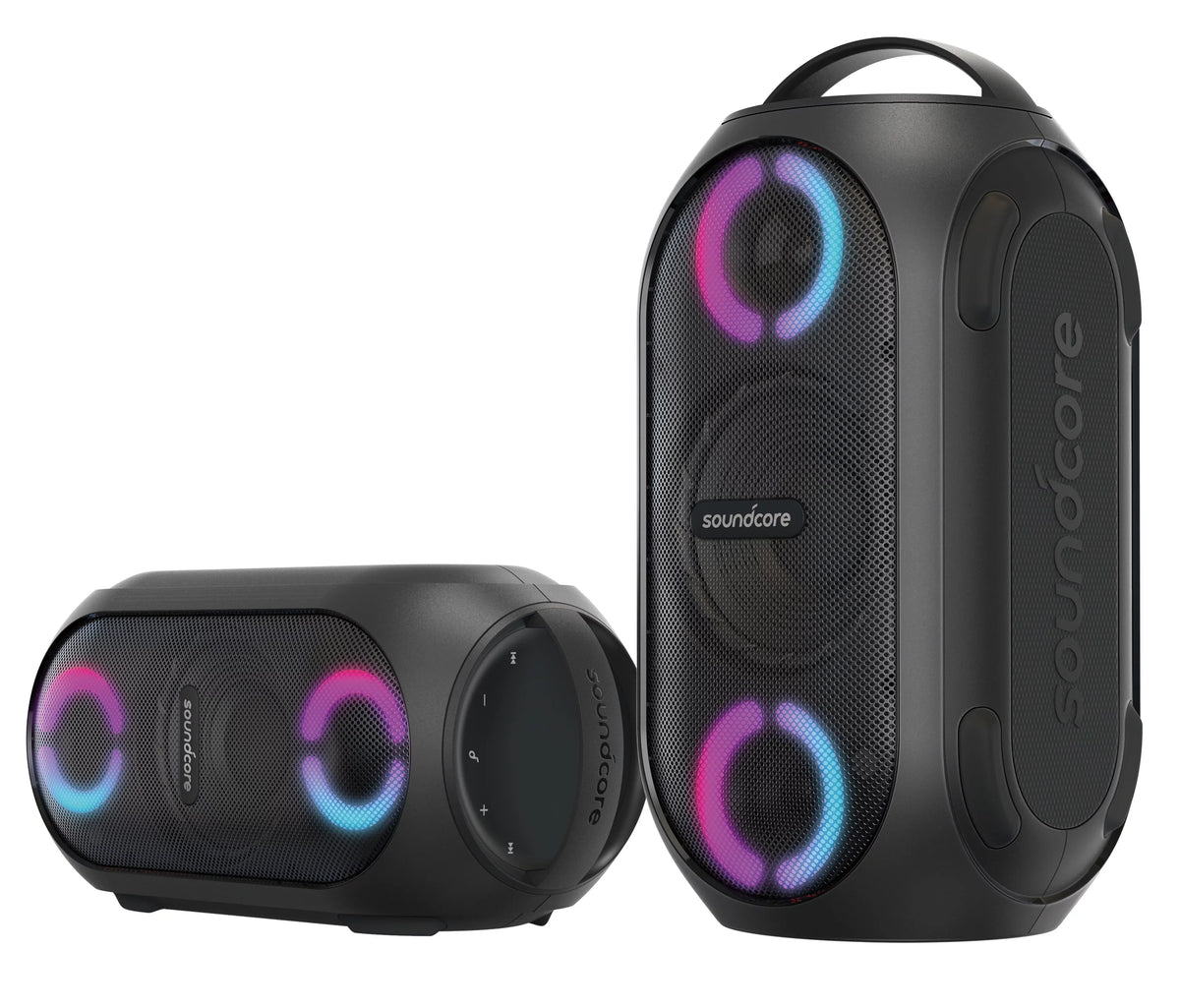 Soundcore by Anker- Rave PartyCast Portable Speaker | 80W | IPX7 Liquid | 18-Hour Playtime | Black | A3390Z12