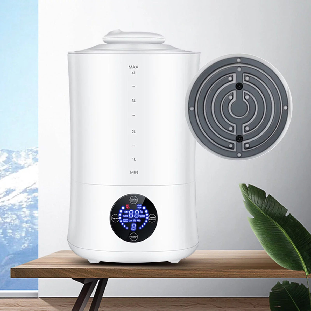DIY Sodium 4L Hypochlorous Acid Liquid Making Machine Humidifier W/ Remote White