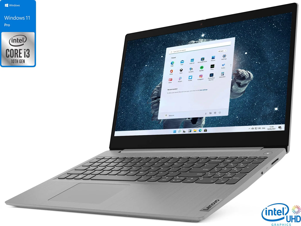 IdeaPad 3i Mobile pc 15.6" FHD Display, Core i3-1115G4 Upto 4.1GHz, 20GB RAM, 512GB NVMe SSD, HDMI, Card Reader, Wi-Fi, Bluetooth, Windows 11 Pro S