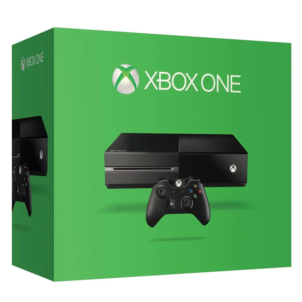 Xbox One Original 500GB Gaming Console Black with 2 Controller HDMI Cable Cleaning Kit Bundle Like New