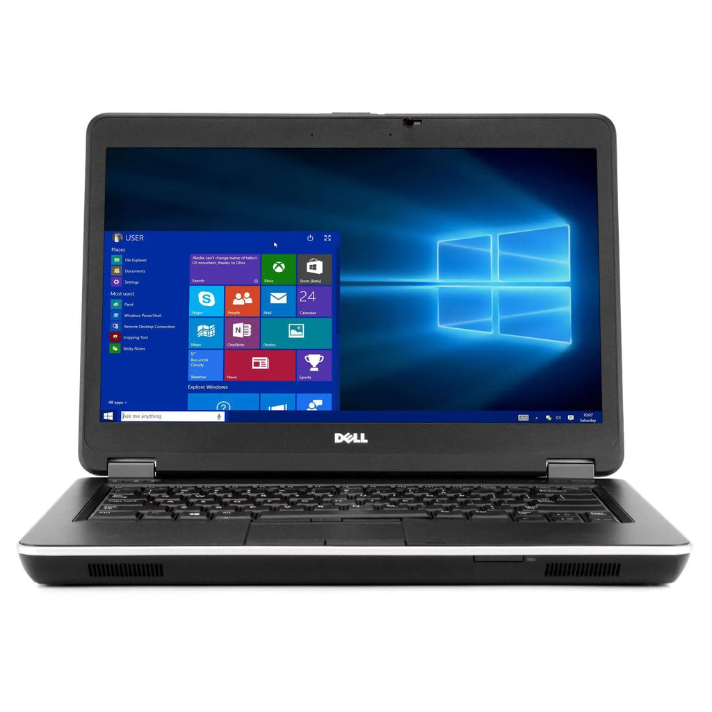 Latitude E6440 Portable computer Computer, 2.60 GHz i5 Dual Core Gen 4, 4GB DDR3 RAM, 500GB SATA Hard Drive, Windows 10 Home 64 Bit, 14" Display Refurbished