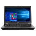 Latitude E6440 Portable computer Computer, 2.60 GHz i5 Dual Core Gen 4, 4GB DDR3 RAM, 500GB SATA Hard Drive, Windows 10 Home 64 Bit, 14" Display Refurbished