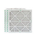 12 Pack of 24x24x2 MERV 13 Pleated 2" Inch Air Filters by Glasfloss. Actual Size: 23-3/8 x 23-3/8 x 1-3/4
