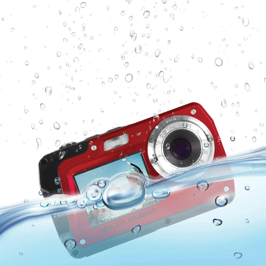 Minolta 48 MP Liquid Digital Camera, Red