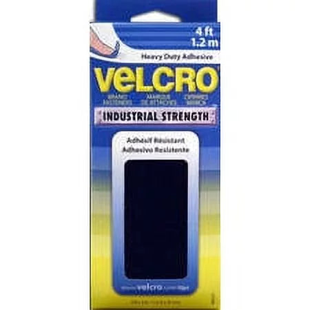 FLUID VELCRO BLACK 2" X 4', Each