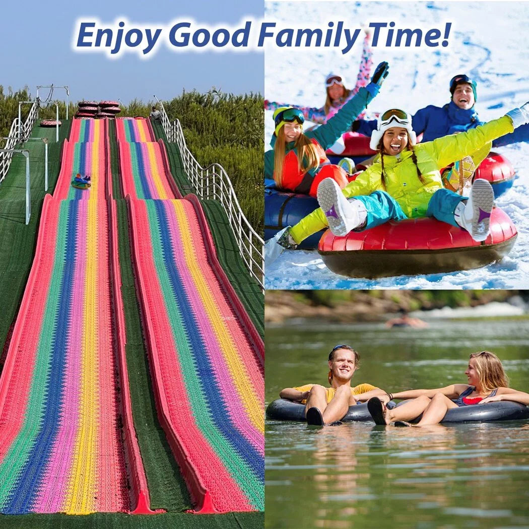 2PCS River Tubes for Adults, Heavy Duty Snow Tubes for Snow Sledding, 39inch Large Rubber Snow & Fluid Tire Tubes, Pool Closing Inner Tubes, Rubber Pool Float Inner Tubes