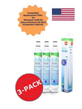 ZUMA Brand , Fluid and Ice Filter , Model # OPFW3-RF300 , Compatible with Whirlpool® EFF-6001A - 3 Pack - Made in U.S.A.