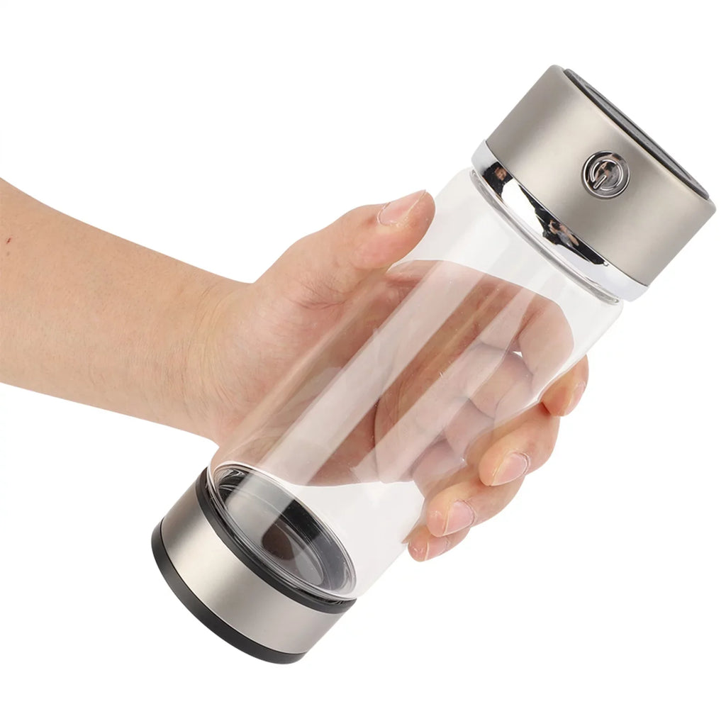 Portable Healthy Hydrogen Rich Fluid Maker Lonized Fluid Generator Bottle Lonizer Anti-Aging Antioxidant USB Rechargeable Liquid Filter Purifier Keep Body Hydrated