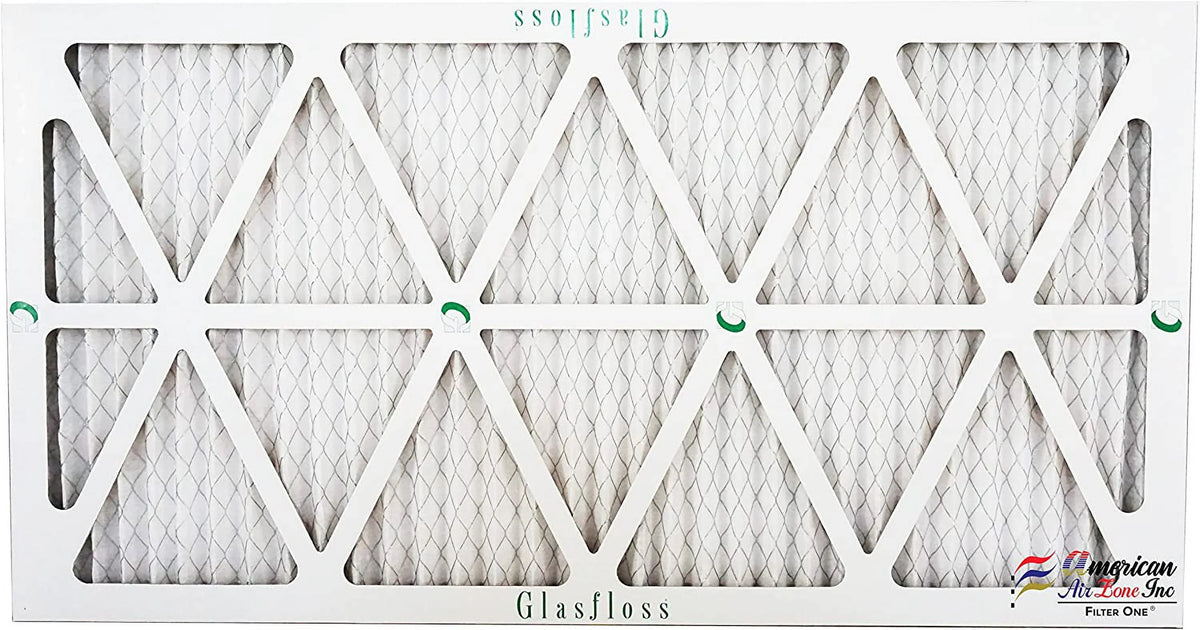 Glasfloss 12x26x1 - MERV 10 -Qty:6 - Furnace Air Filter - Made in USA (Actual Size: 11.5 x 25.5x7/8 inch)