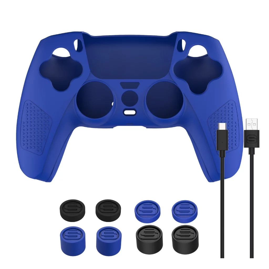Playstation 5 Disc Version Console with Extra White Controller, Surge Pro Gamer Starter Pack 11-Piece Accessory Kit and Far Cry 6 Bundle