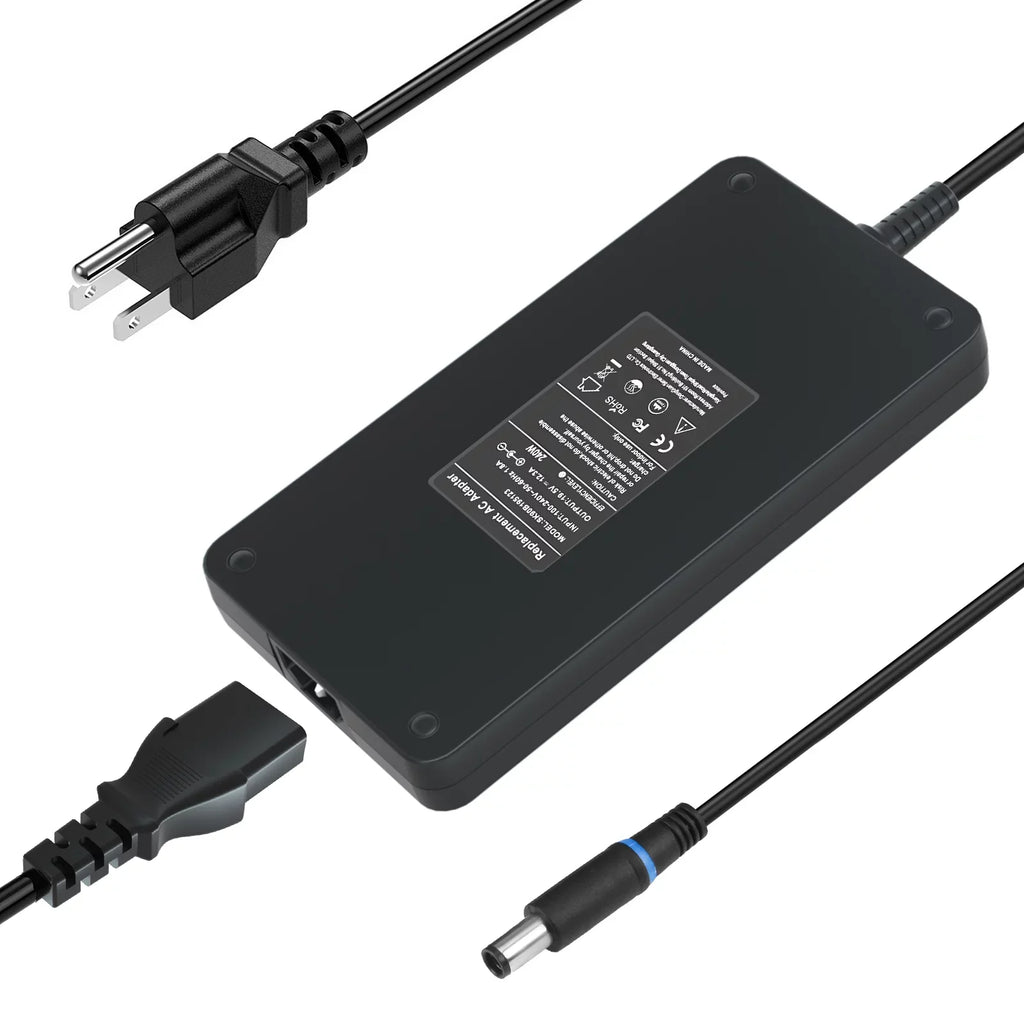 240W 180W AC Adapter Notebook Charger for Alienware 17 15 13 R1 R2 R3 R4 R5 M15 M17 M17x x51,Precision 7710 7540 M6400 M6500 M4300 G3 G5 G7 Series Power Supply Cord