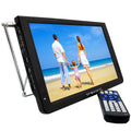 Reconditioned Trexonic Portable Monitor 12" LED TV With TF Slot, USB/Micro USB/ Headphone/AV Inputs And Built-in Digital Tuner