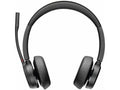 Poly VOYAGER 4300 UC 4320 Headset - Stereo - USB Type A - Wired/Wireless - Bluetooth - 164 ft - 20 Hz - 20 kHz - Over-the-head - Binaural - Ear-cup - 4.92 ft Cable - Noise Cancelling MicrophoneTAA ...