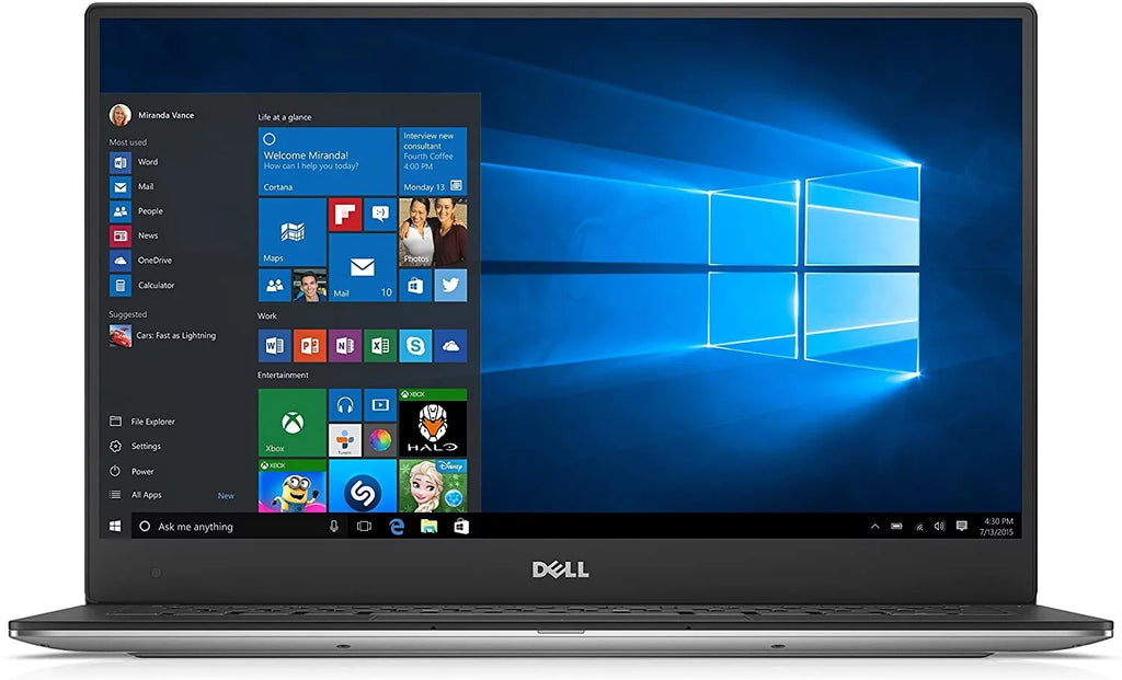XPS 9350 13.3-Inch Notebook Core i5-6200U 8GB 128GB SSD Windows 10 Pro