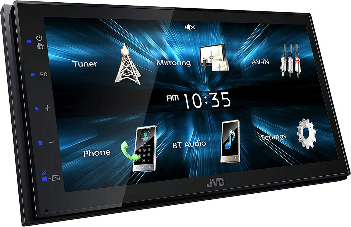 JVC KW-M150BT Bluetooth Car Stereo Receiver with USB Port 6.75" Display Display AM/FM Radio MP3 Player Double DIN 13-Band EQ