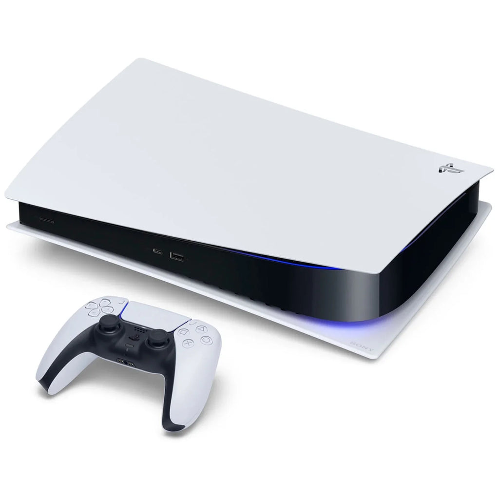 Playstation 5 Disc (PS5 Disc) with Extra Pink Controller, Gran Turismo 7 Launch Edition and Black PULSE 3D Headset Bundle with Cleaning Cloth