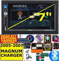 FITS 05-07 DODGE MAGNUM CHARGER AM/FM USB/BLUETOOTH DISPLAY CAR RADIO STEREO PKG. INCLUDES VEHICLE SPECIFIC INSTALLATION HARDWARE INCLUDING DASH KIT, WIRE HARNESS, AND ANTENNA ADAPTER WHEN