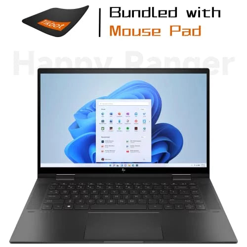 2022 Newest Envy x360 2-in-1 15.6" Monitor Portable computer Ryzen 5 5625U (Up to 4.3 GHz), Radeon Graphics, Wi-Fi 6E, Backlit Keyboard, Fast Charge, B&O, IR Webcam (16GB RAM | 1TB PCIe SSD)