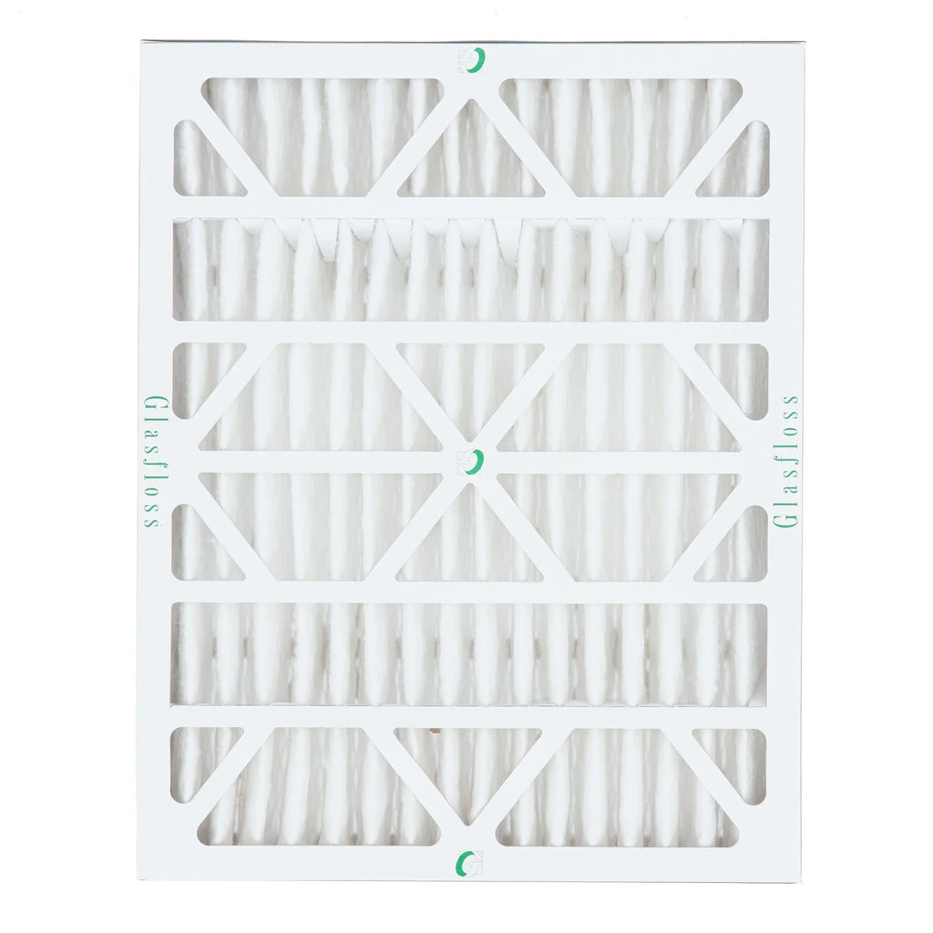 20x24x4 MERV 10 Pleated HVAC Air Filters by Glasfloss. ( Quantity 5 ) Exact Size: 19-3/8 x 23-3/8 x 3-3/4