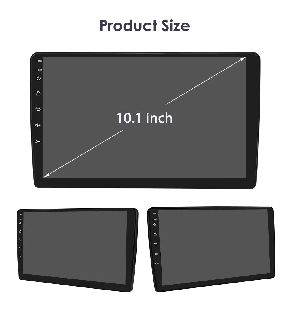 Hizpo 10.1 inch Car Radio Stereo For GMC Sierra Savana Chevrolet Silverado Buick Android 12 GPS Navigation With Bluetooth 5.0 FM AM Radio DSP Carplay 4GB 32GB