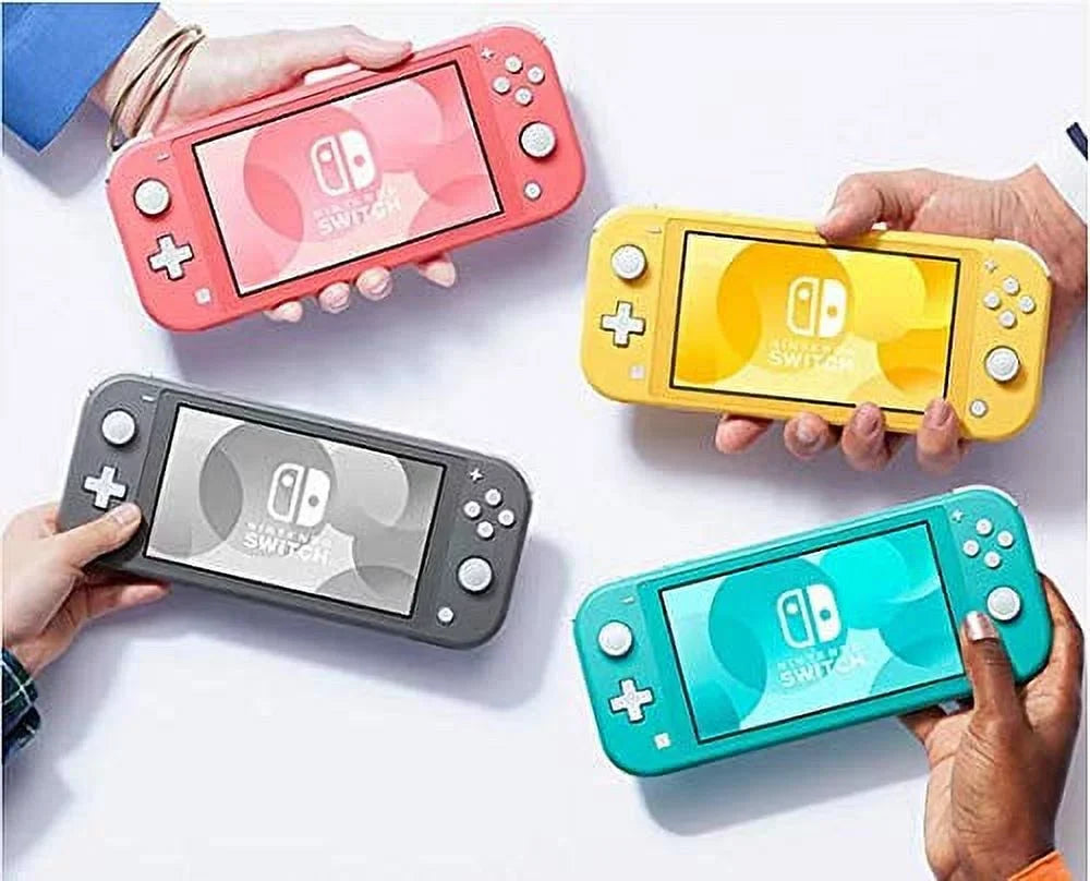 Nintendo Switch Lite Blue - 5.5" Monitor Display, Built-in Plus Control Pad, Built-in Speakers, 802.11ac WiFi, Bluetooth, Bundle with Carrying Case + USB cable