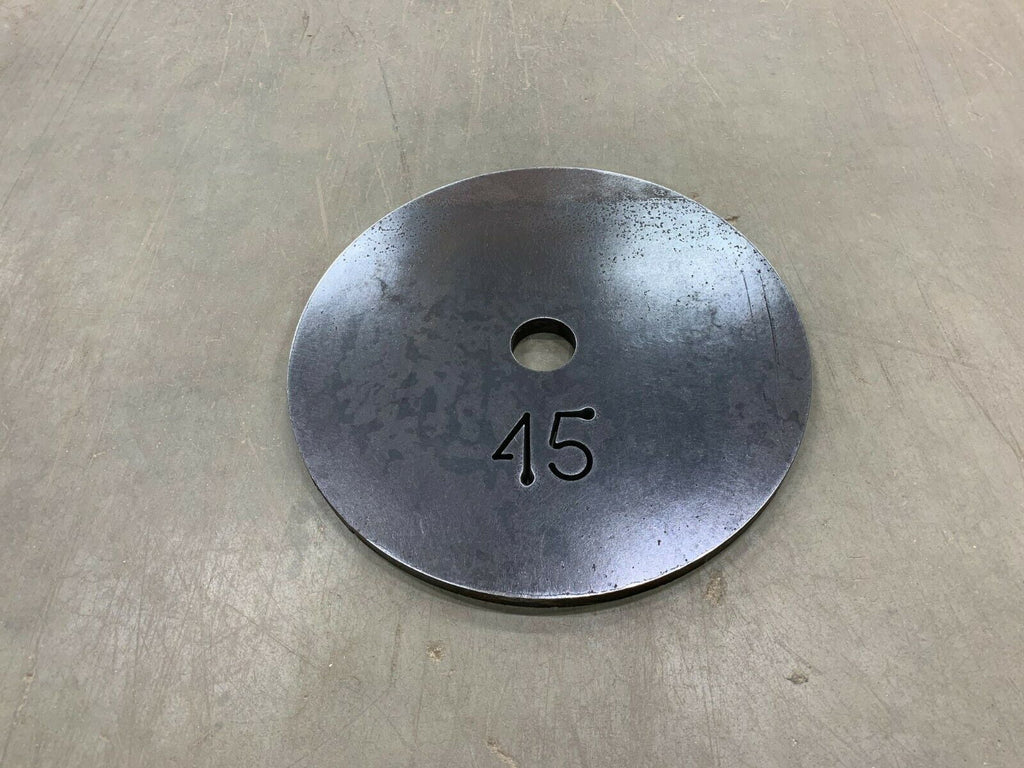 45 Lb Olympic Weight Plates Set of 2 with 2" Center Hole