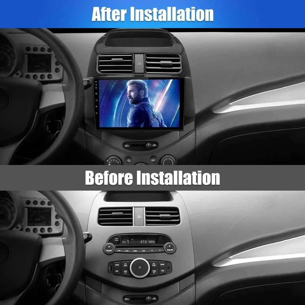 2G+32G 9 inch Car Radio Stereo for Chevy Spark 2013 2014 2015 with Wireless Android Auto carplay