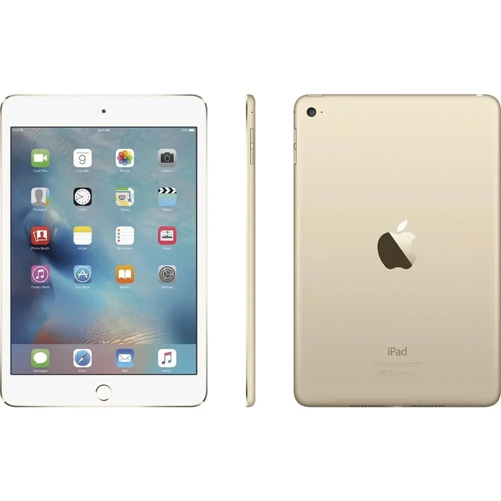 Restored Ipad Mini 4th. Gen A8 DualCore 2GB RAM 64GB Storage iOS Gold (Refurbished)